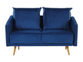 Blue Velvet Sofa - dlz1766578772700