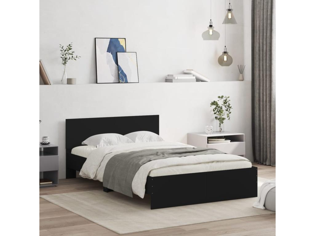 Black Bed Frame, 120 x 200 cm