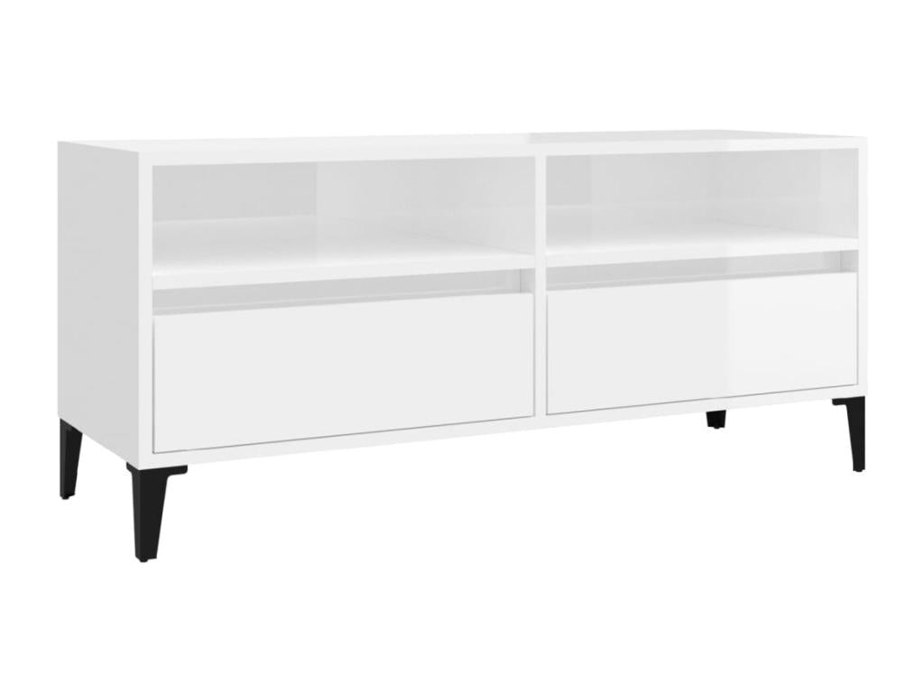 White TV Stand, 100 x 34.5 x 44.5 cm