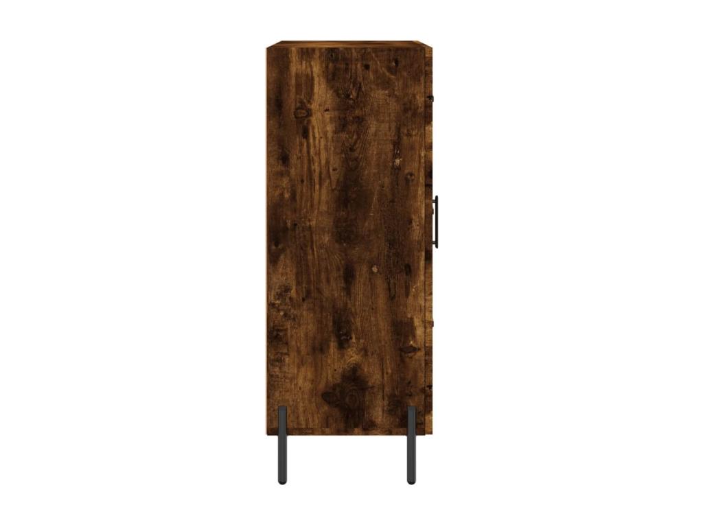 Brown Oak Wood Sideboard, 69.5 x 34 x 90 cm