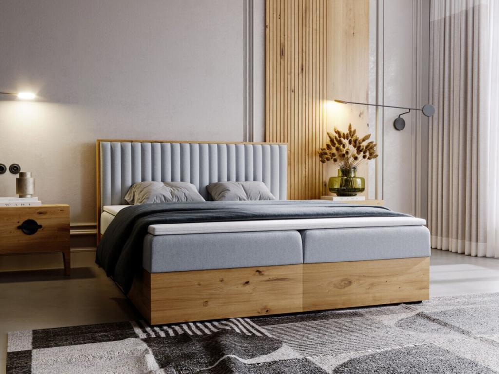 Gray Bed, 140 x 200 cm - dlz1766578749782