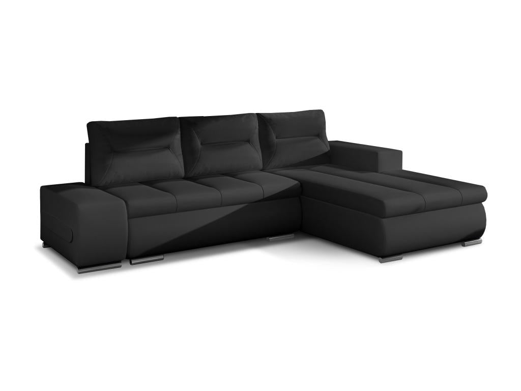 Black Leather Sofa Bed