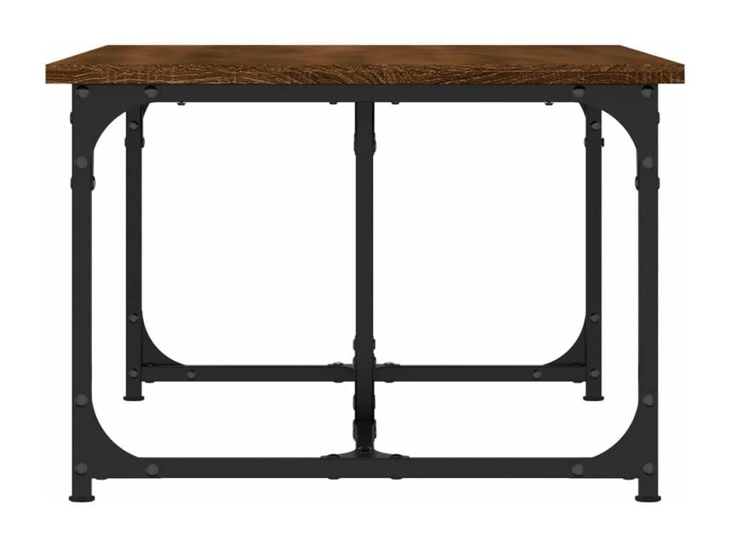 Brown Oak Wood Coffee Table, 90 x 50 x 35 cm