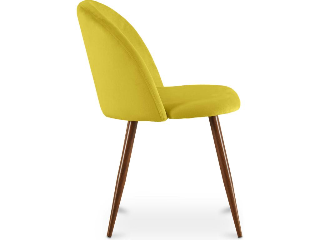 Yellow Velvet Chair