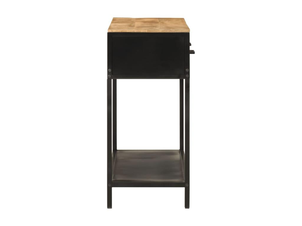 Brown Solid Wood Table, 100 x 35 x 76 cm