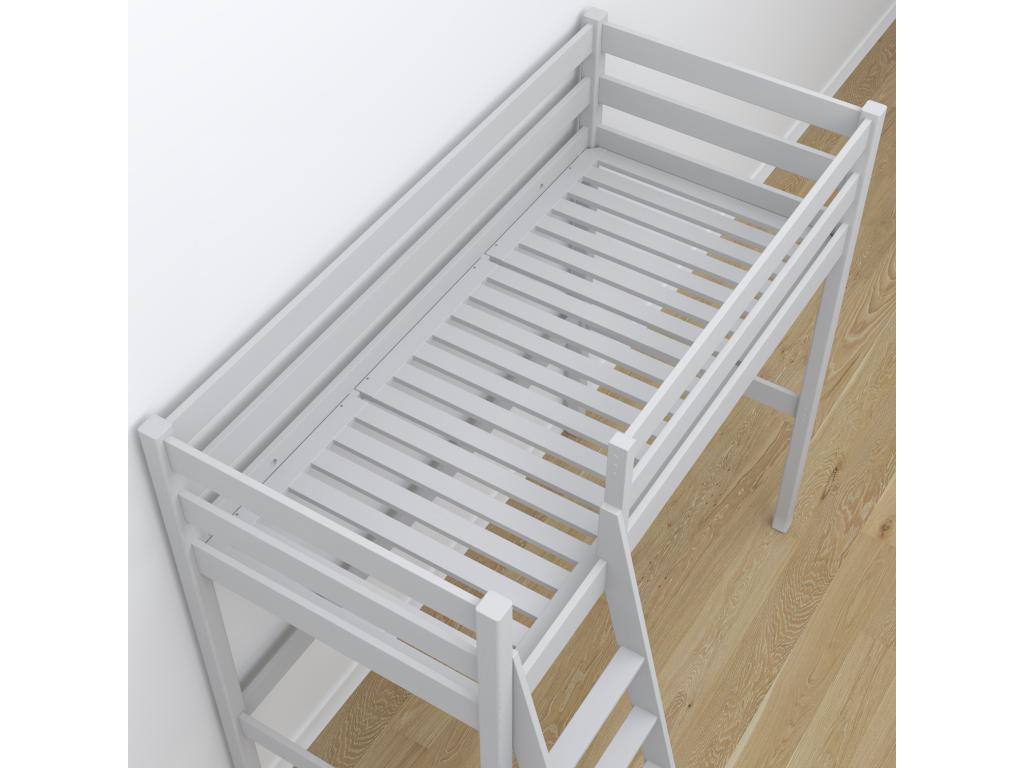 Gray Bed, 100 x 200 cm