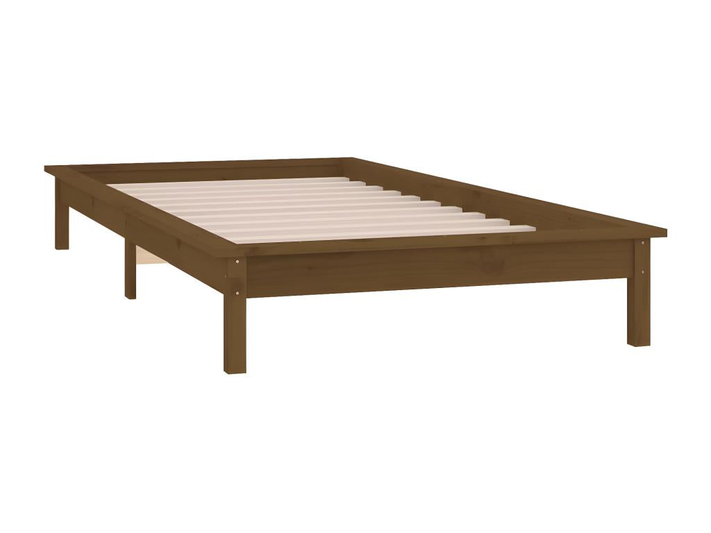 Brown Solid Wood Mattress, 90 x 200 cm