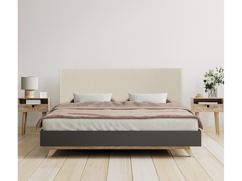 Beige Bed, 145 x 105 cm