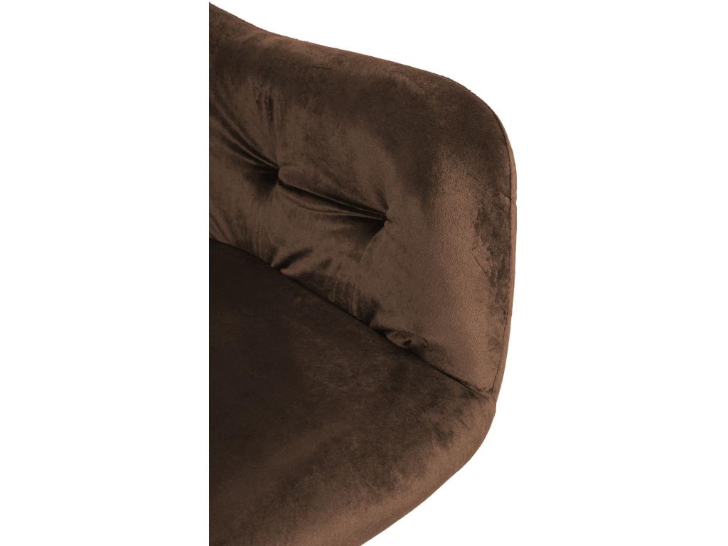 Brown Velvet Chair
