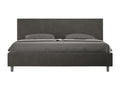 Anthracite Bed, 200 x 200 cm