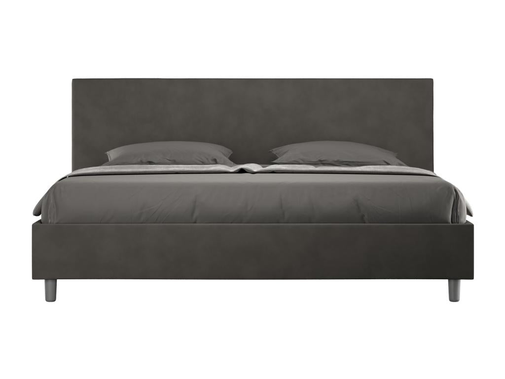 Anthracite Bed, 200 x 200 cm