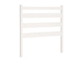 White Solid Wood Bed, 106 x 4 x 100 cm