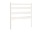 White Solid Wood Bed, 106 x 4 x 100 cm