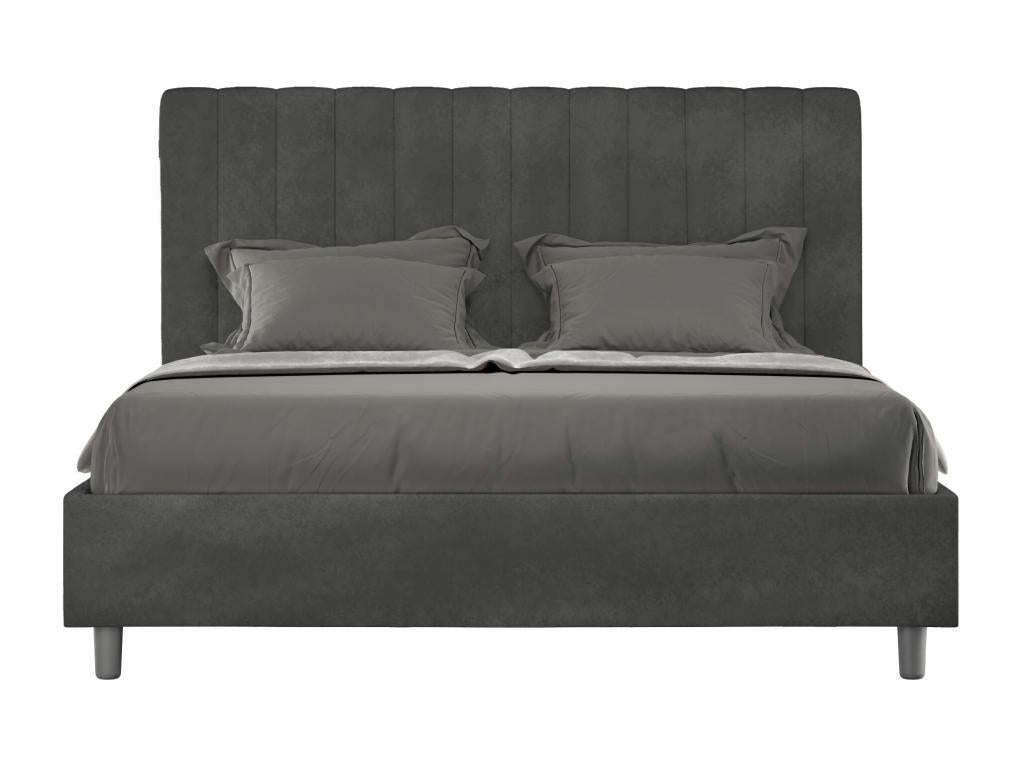 Gray Bed, 140 x 190 cm