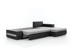 Black Leather Sofa Bed