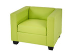 Green Leather Accent Chair