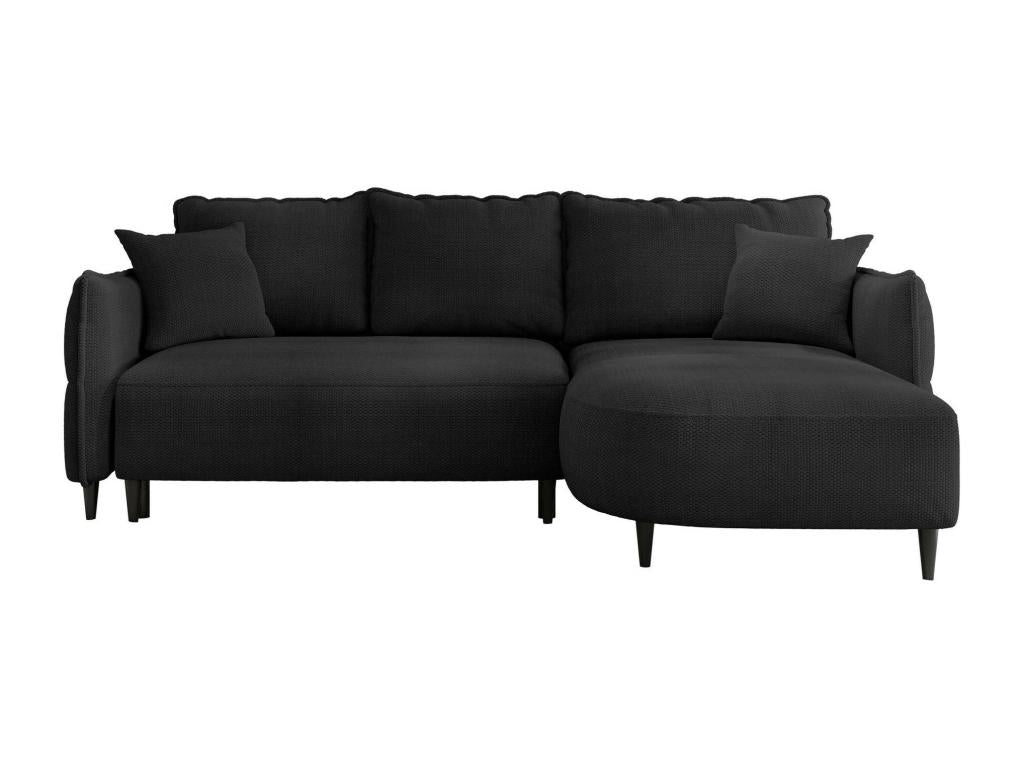 Black Sofa, 244 x 165 x 76 cm