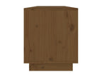 Brown Pine Wood TV Stand, 110.5 x 34 x 40 cm