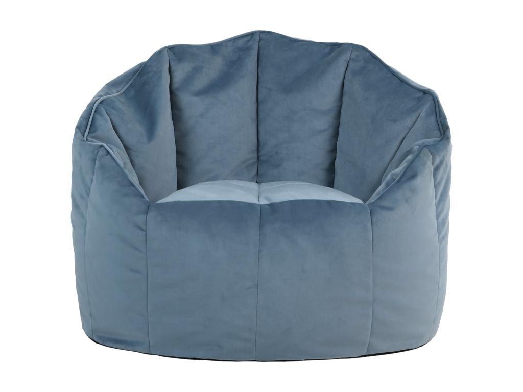 Blue Velvet Accent Chair