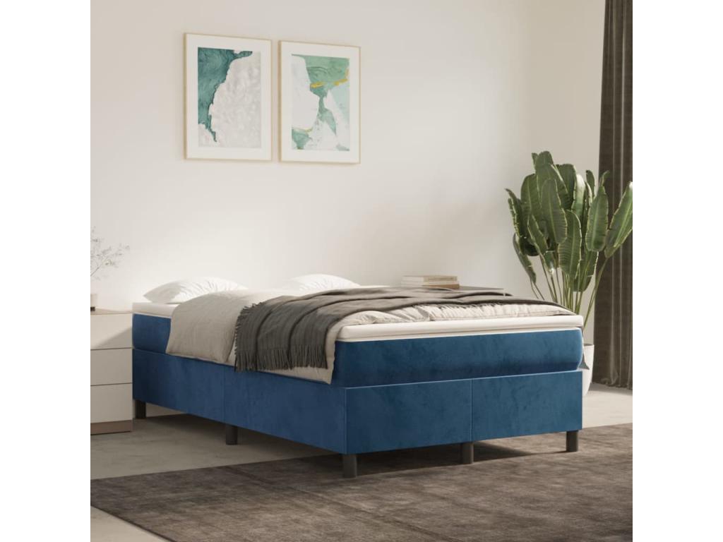 Blue Velvet Mattress, 120 x 190 cm
