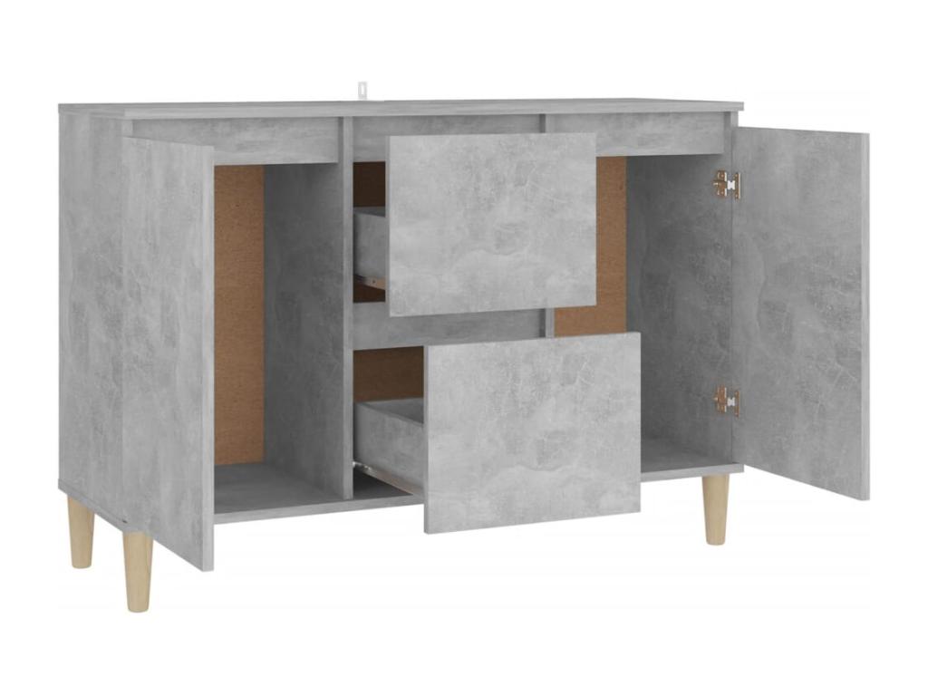 Gray Sideboard, 103.5 x 35 x 70 cm