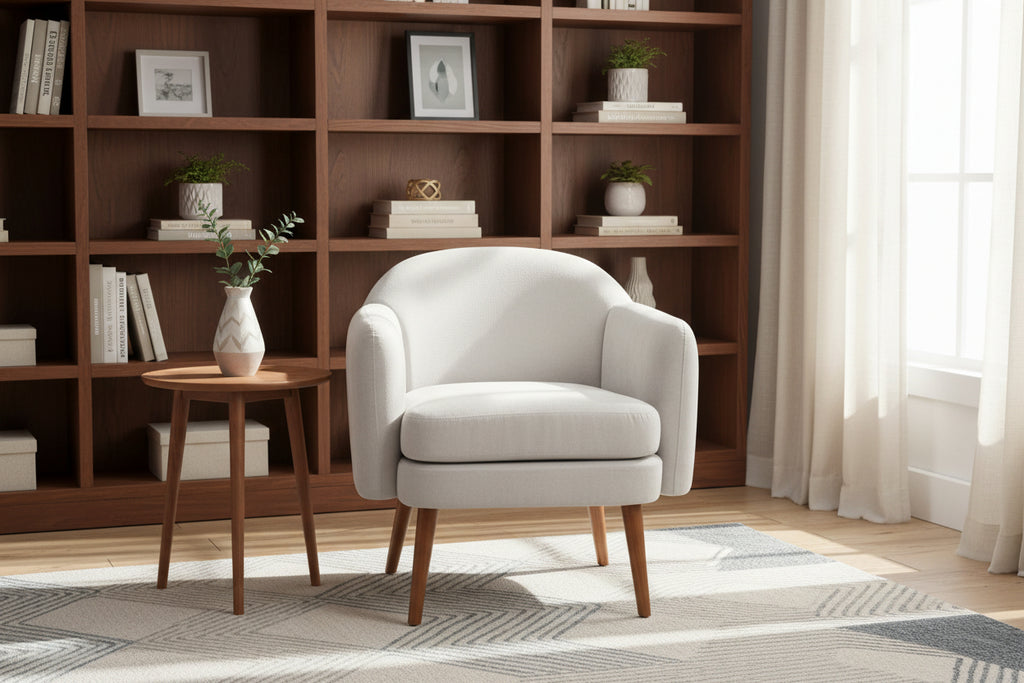 White Accent Chair